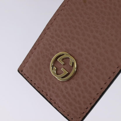 Gucci Swing Crossbody Bag Pebbled Leather, PINK, LEATHER, Crossbody bag