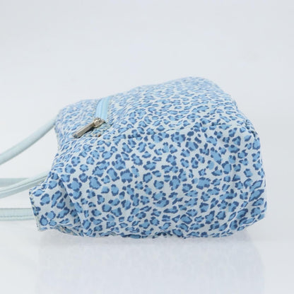 Bottega Veneta Vintage Tote Bag Nylon, BLUE, NYLON, Tote bag