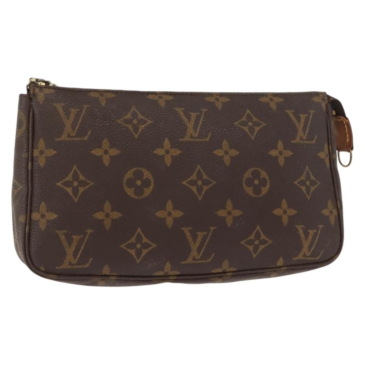 Louis Vuitton Pochette Accessoires NM Monogram Canvas, BROWN, CANVAS, Clutche & pouche