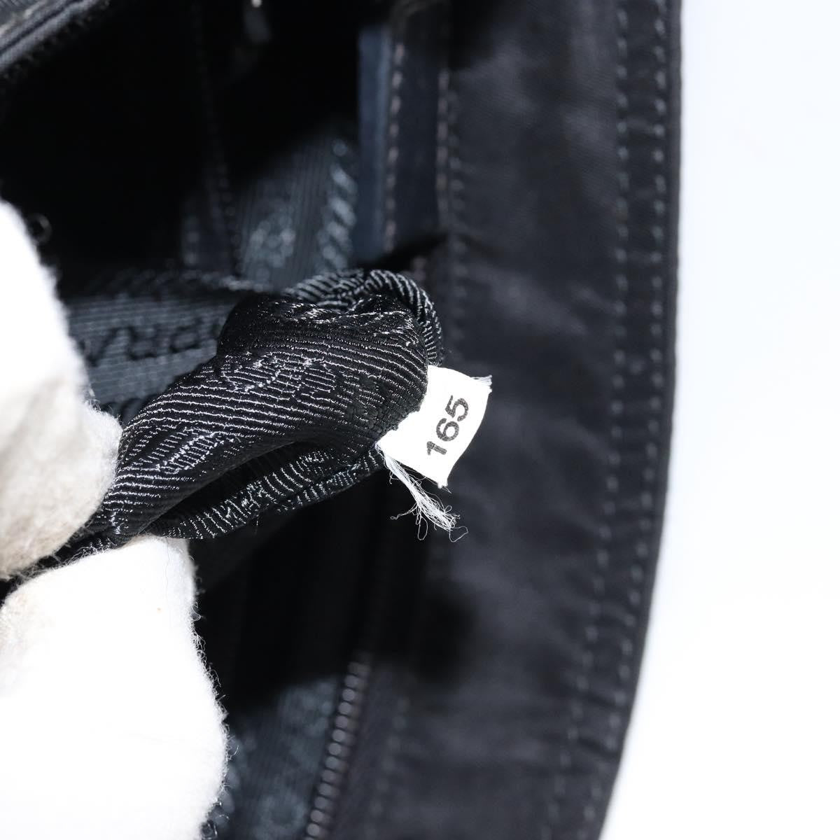 Prada Flat Messenger Bag Tessuto, BLACK, NYLON, Shoulder bag