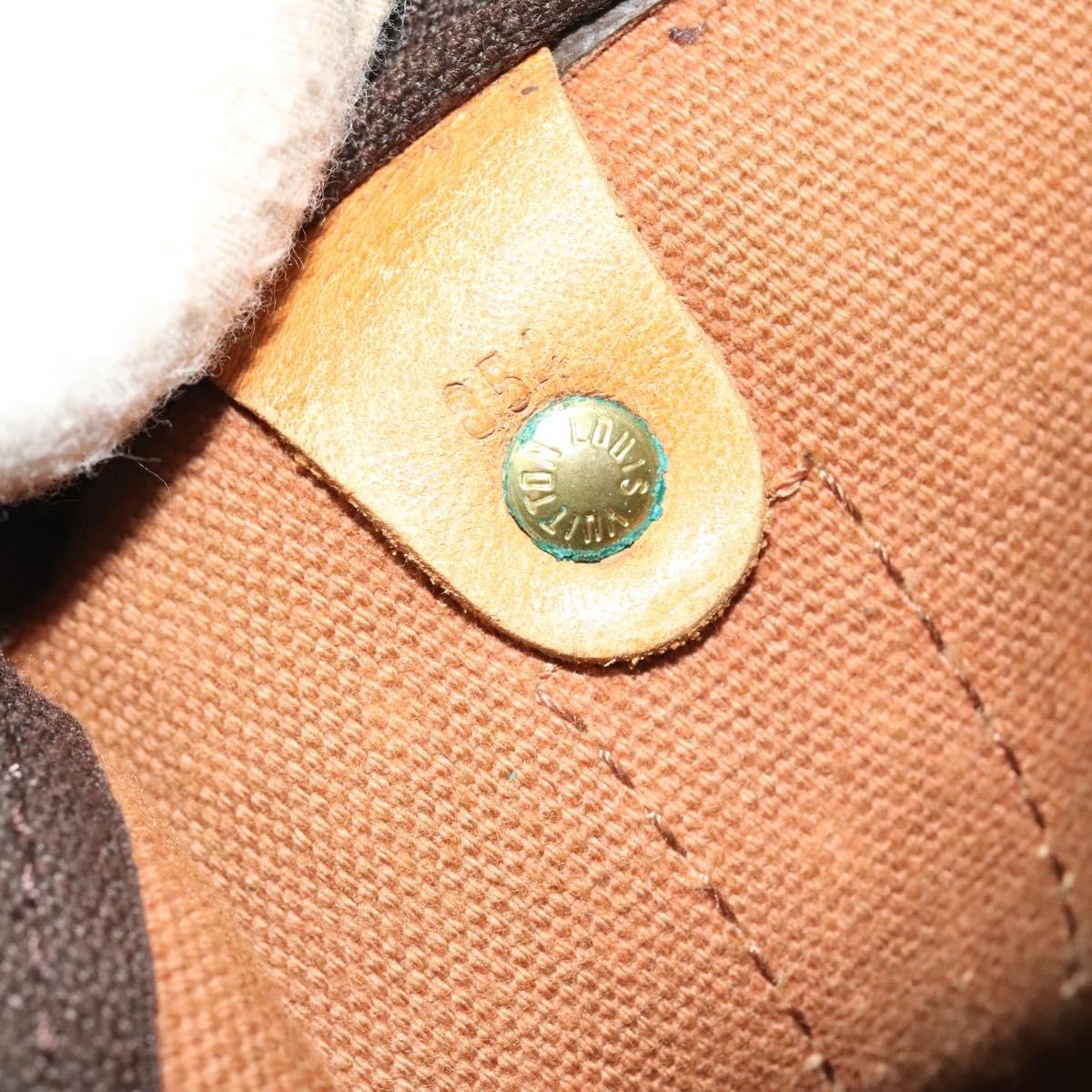 Louis Vuitton Keepall Bag Monogram Canvas, BROWN, CANVAS, Travel bag