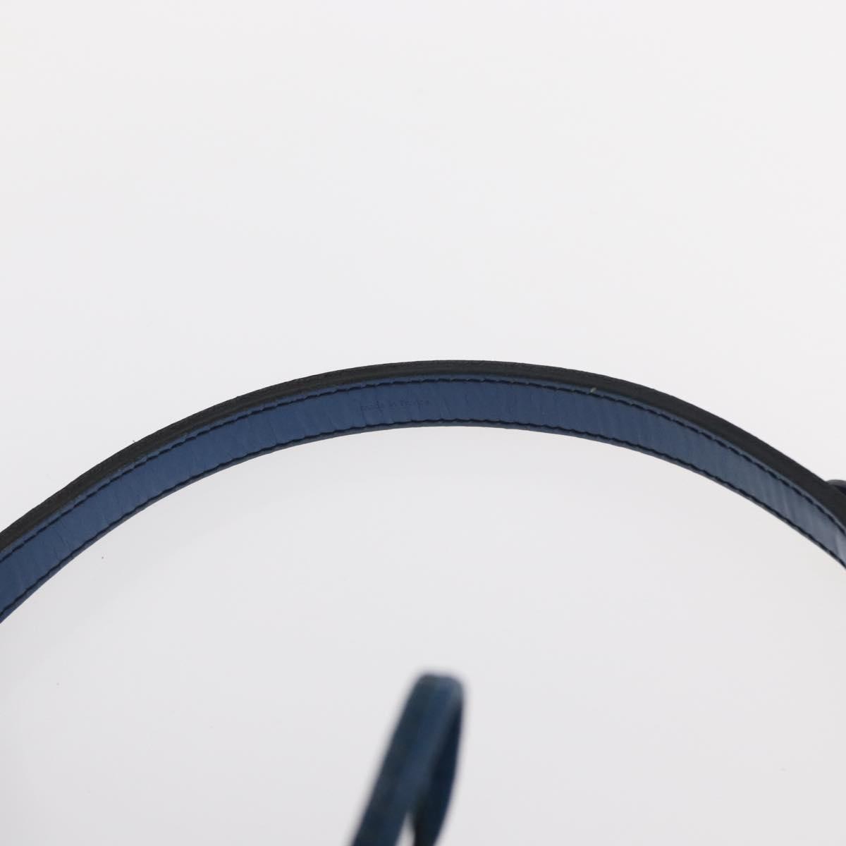 Louis Vuitton Petit Noe Handbag Epi Leather, BLUE, LEATHER, Shoulder bag