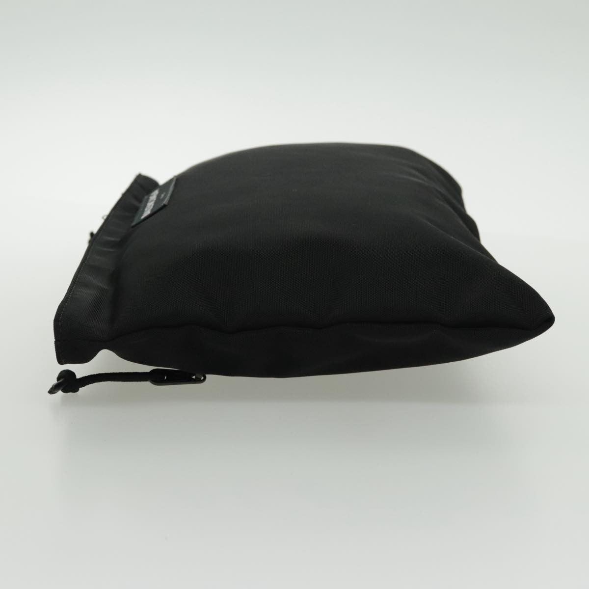 Balenciaga Logo Pouch Canvas, BLACK, CANVAS, Clutche & pouche