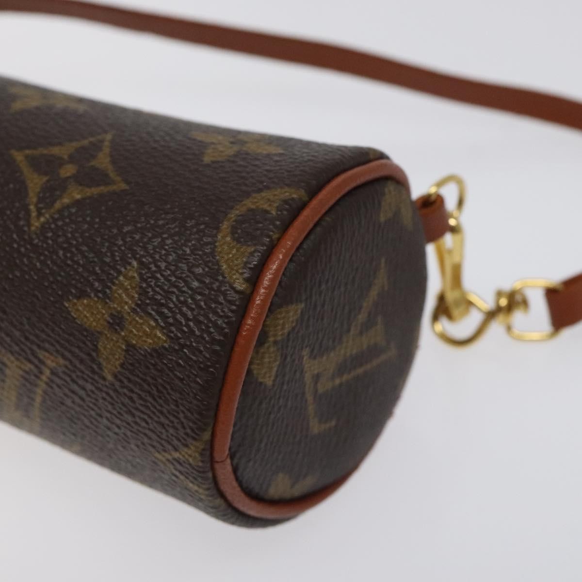 Louis Vuitton Papillon Pochette Monogram Canvas, BROWN, CANVAS, Handbag