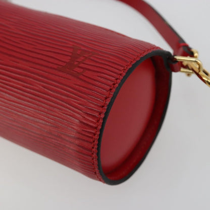 Louis Vuitton Soufflot Pochette Epi Leather, Red, Leather, Clutch