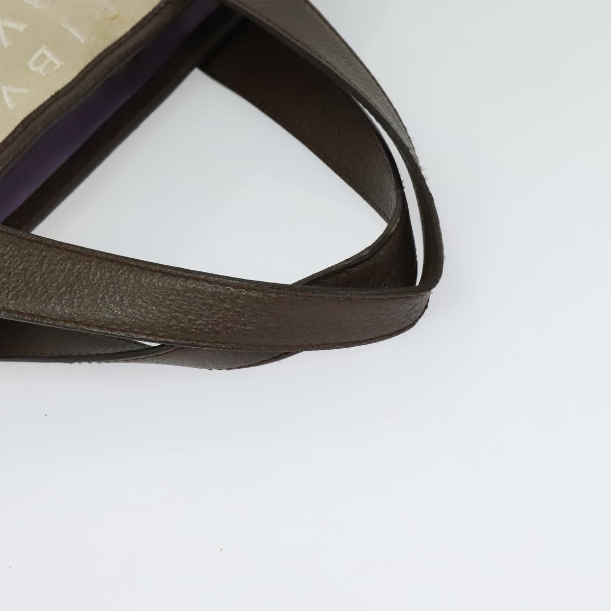 Bvlgari B.Zero1 Logomania Bag Canvas with Leather, BEIGE, CANVAS, Tote bag