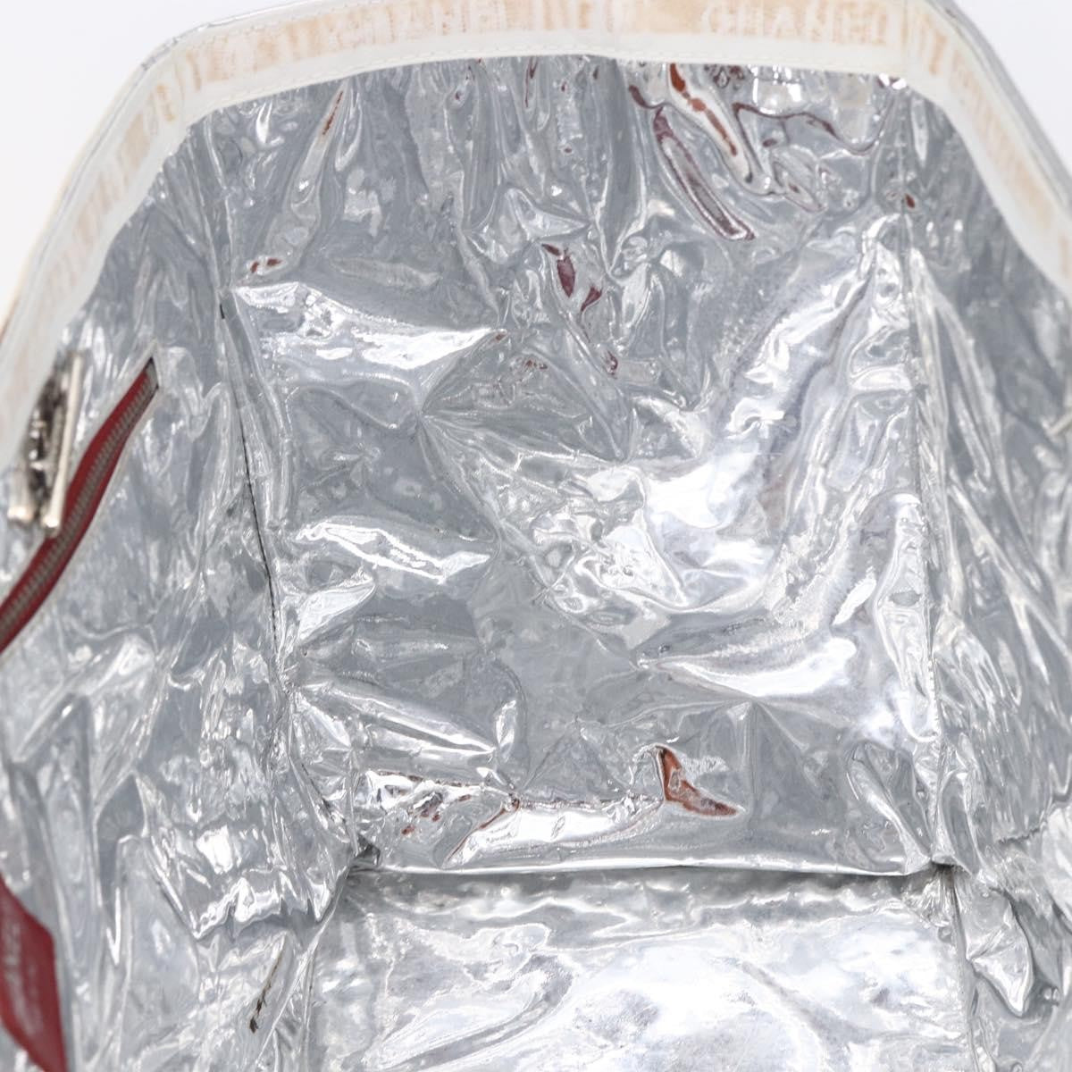 Chanel No.5 Tote Canvas and Leather, SILVER, CANVAS, Tote bag