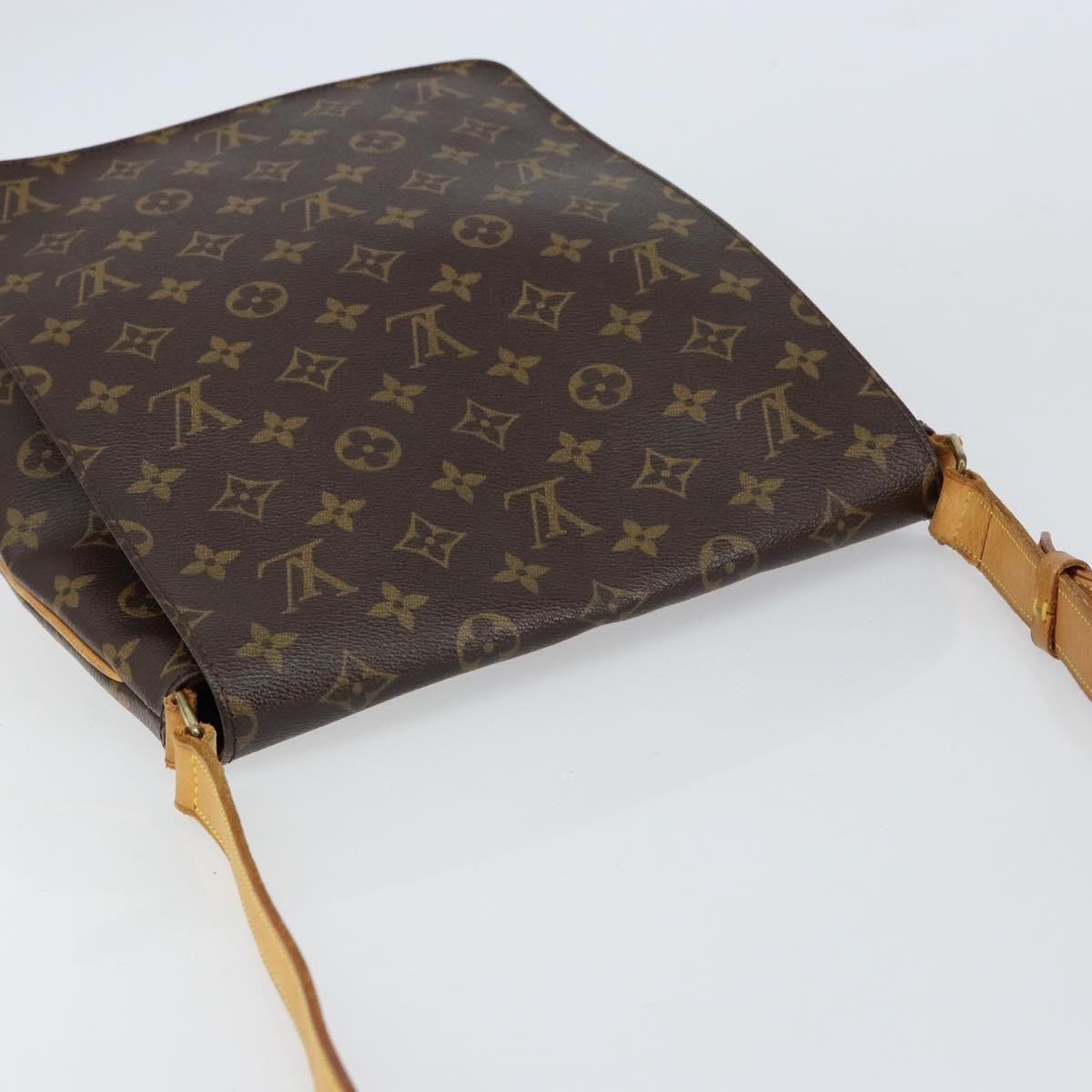 Louis Vuitton Musette Handbag Monogram Canvas, BROWN, CANVAS, Shoulder bag