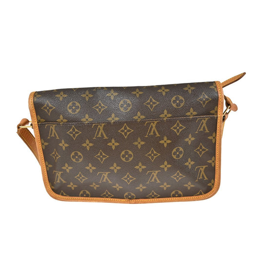 Louis Vuitton Sac Gibeciere Messenger Bag Monogram Canvas, BROWN, CANVAS, Shoulder bag