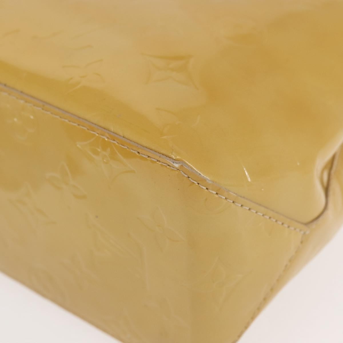 Louis Vuitton Reade Handbag Monogram Vernis, BEIGE, PATENT_LEATHER, Handbag
