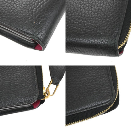 Louis Vuitton Comete Wallet Leather, BLACK, LEATHER, Wallets