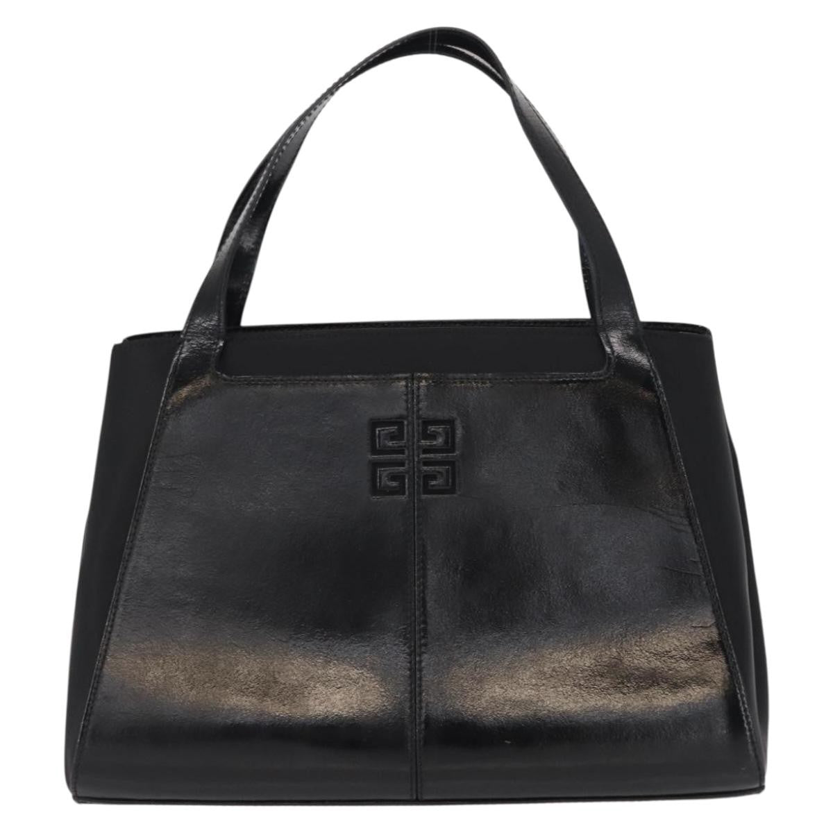 Givenchy Vintage Handbag Leather, BLACK, LEATHER, Handbag