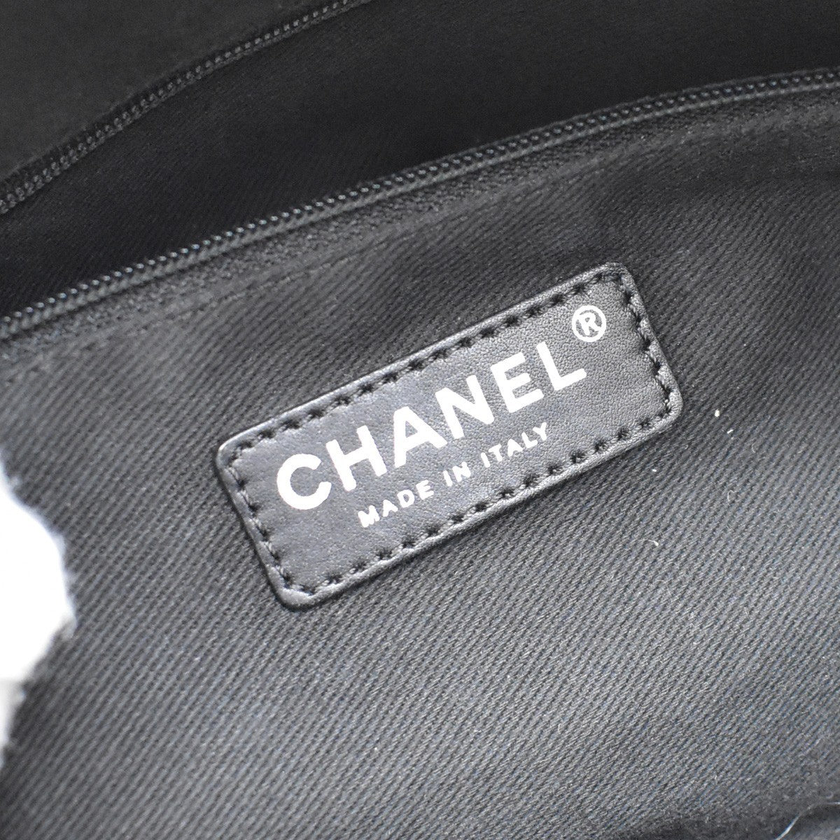Chanel Coco Bowling Bag Quilted Leather, BLACK, LEATHER, Handbag