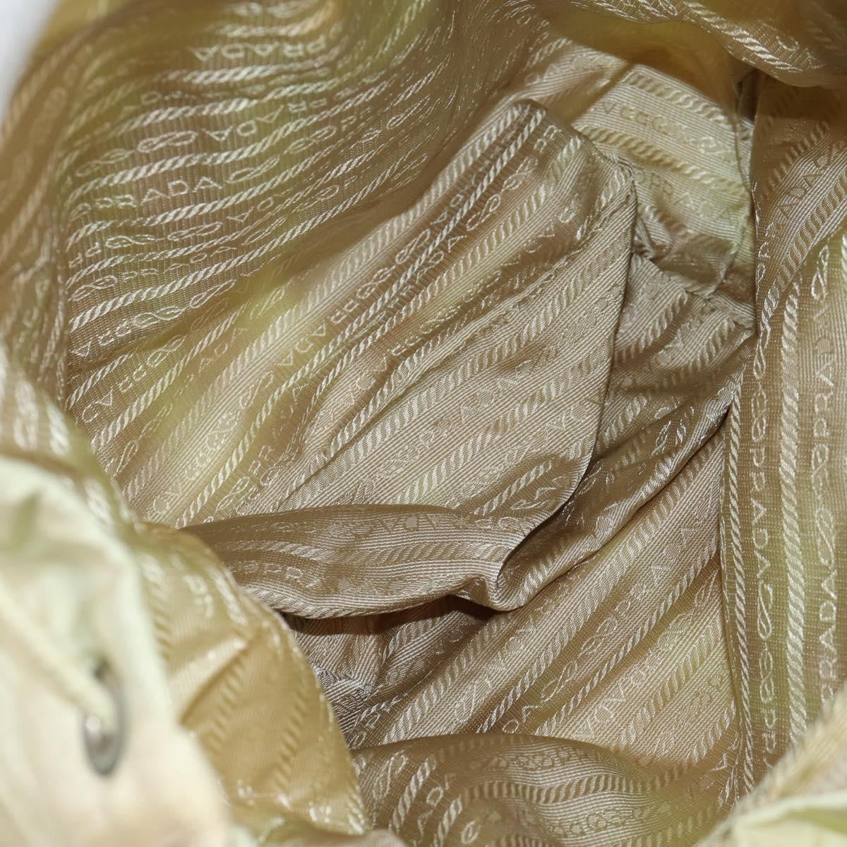 Prada Sac à dos Re-nylon nylon, BEIGE, NYLON, Backpack