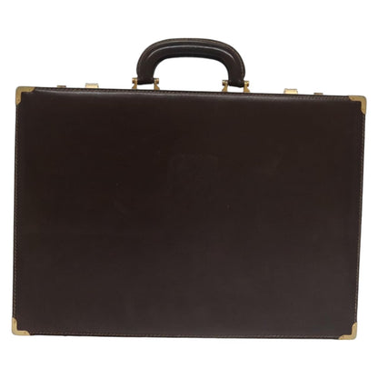 Loewe Anagram Business Leather, BROWN, LEATHER, Briefcase