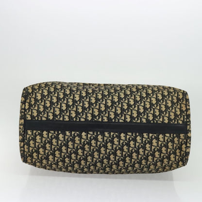 Christian Dior Vintage Trotter Boston Bag Diorissimo Canvas, NAVY, CANVAS, Travel bag