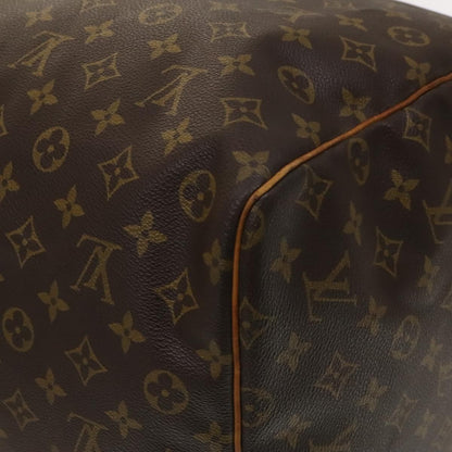 Louis Vuitton Keepall Bag Monogram Canvas, BROWN, CANVAS, Travel bag