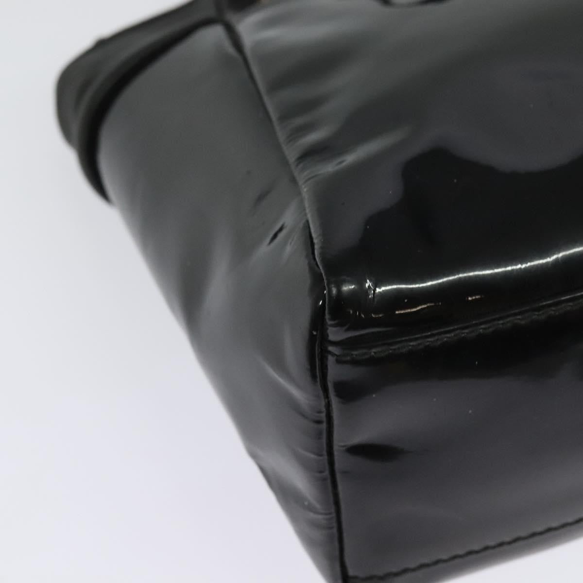 Salvatore Ferragamo Vala Handbag Patent leather, BLACK, PATENT_LEATHER, Handbag