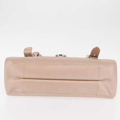 Salvatore Ferragamo Gancini Shoulder Bag Leather, PINK, LEATHER, Shoulder bag