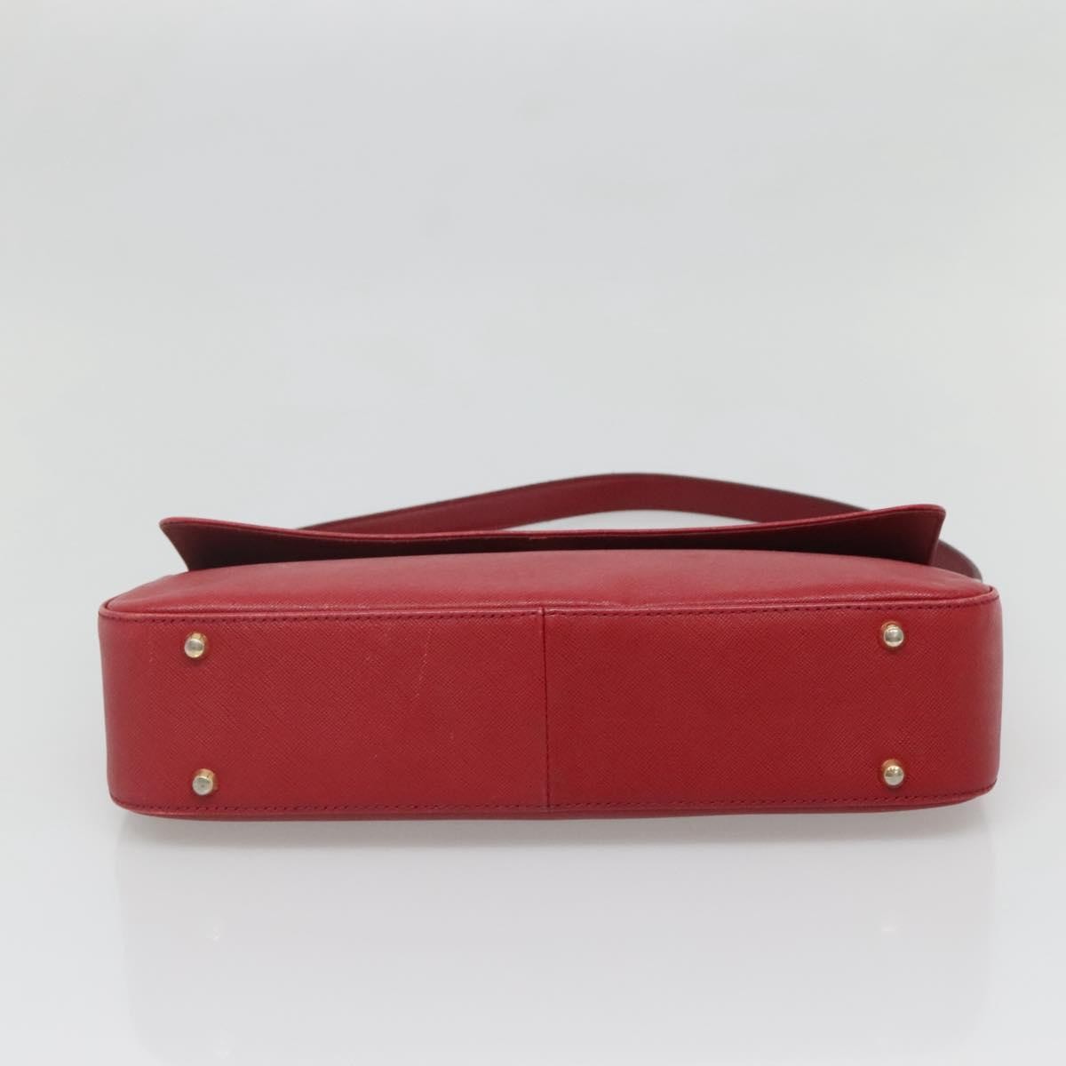 Burberry Vintage Handbag Leather, RED, LEATHER, Handbag