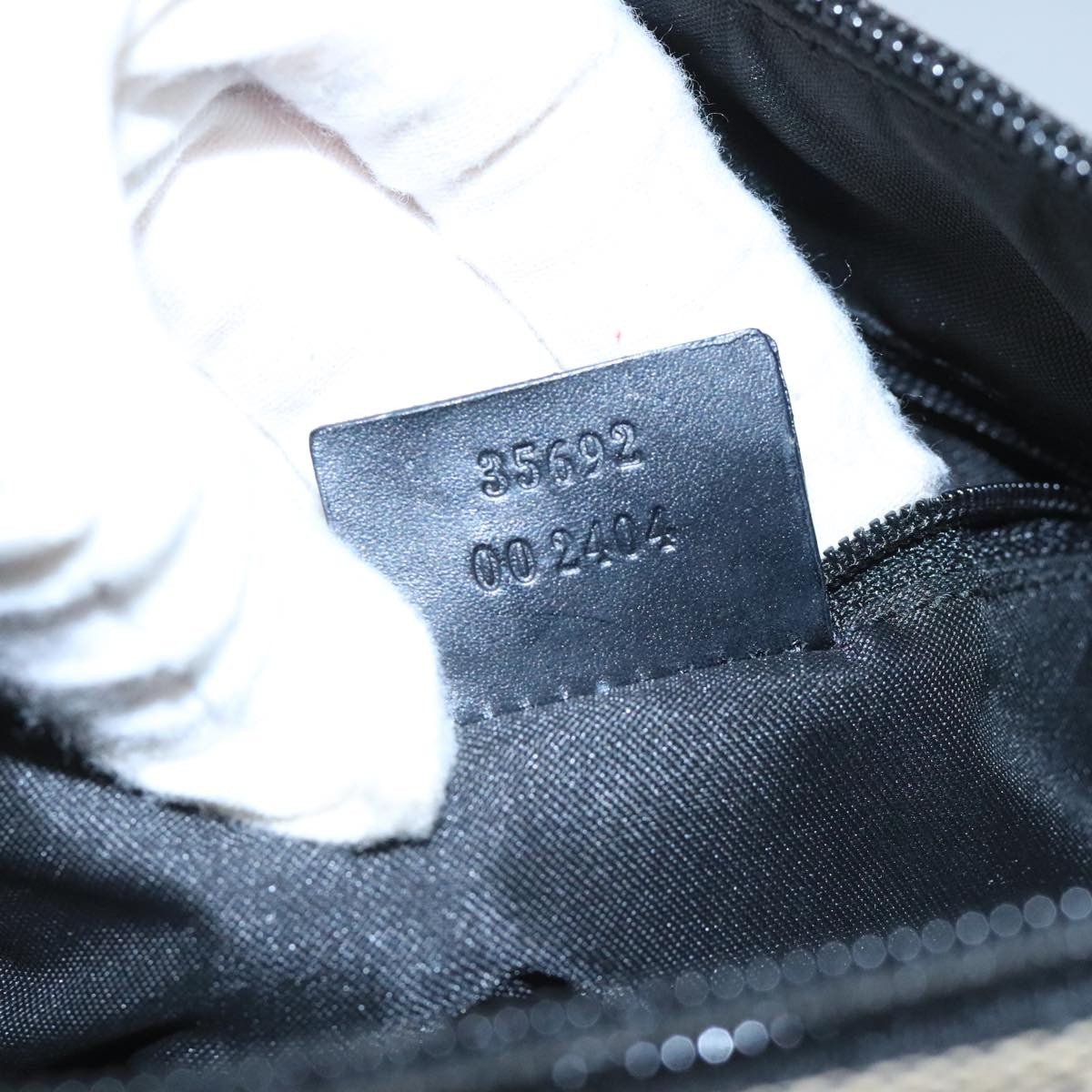 Gucci Vintage Bamboo Handle Tote Canvas, BEIGE, CANVAS, Shoulder bag