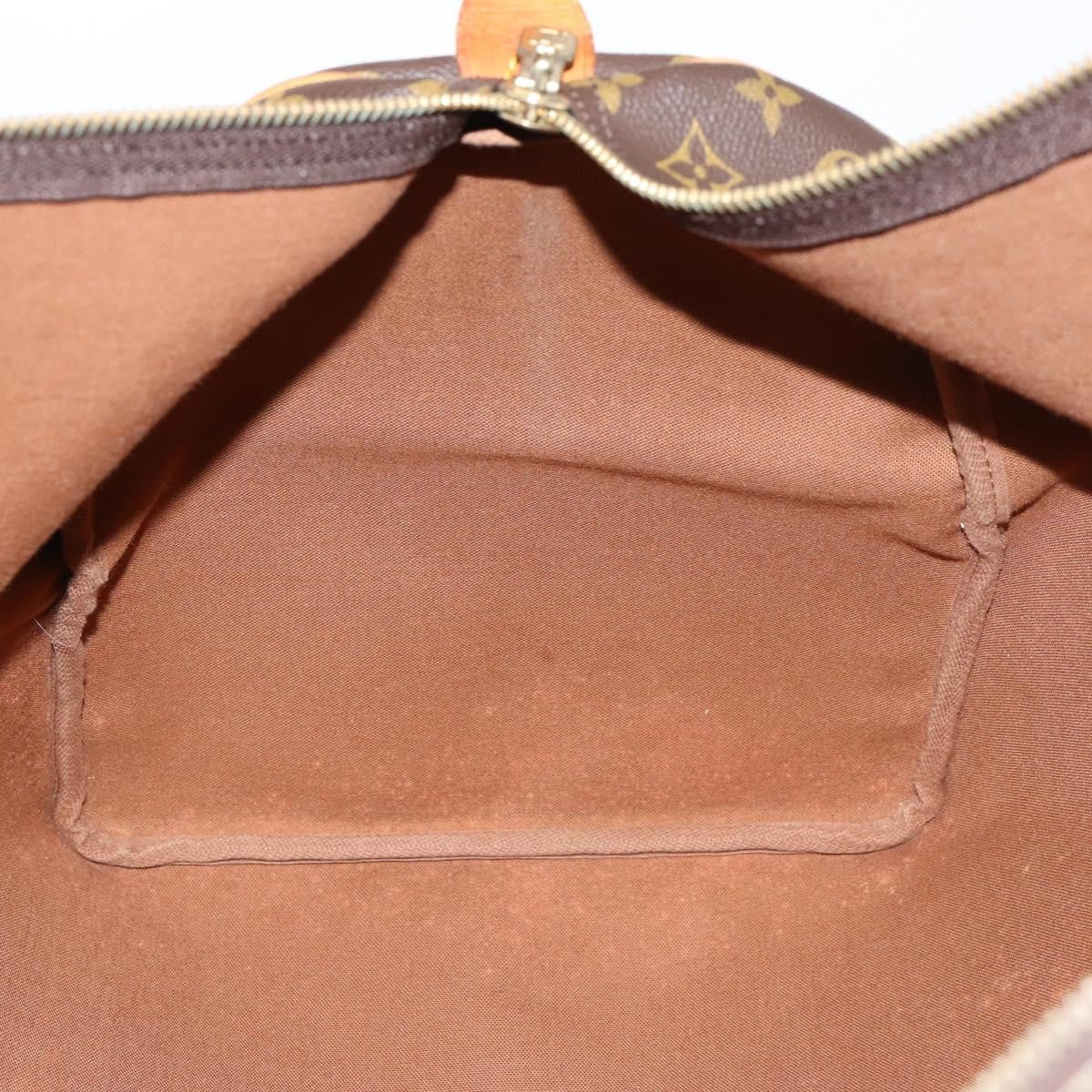 Louis Vuitton Keepall Bag Monogram Canvas, BROWN, CANVAS, Travel bag