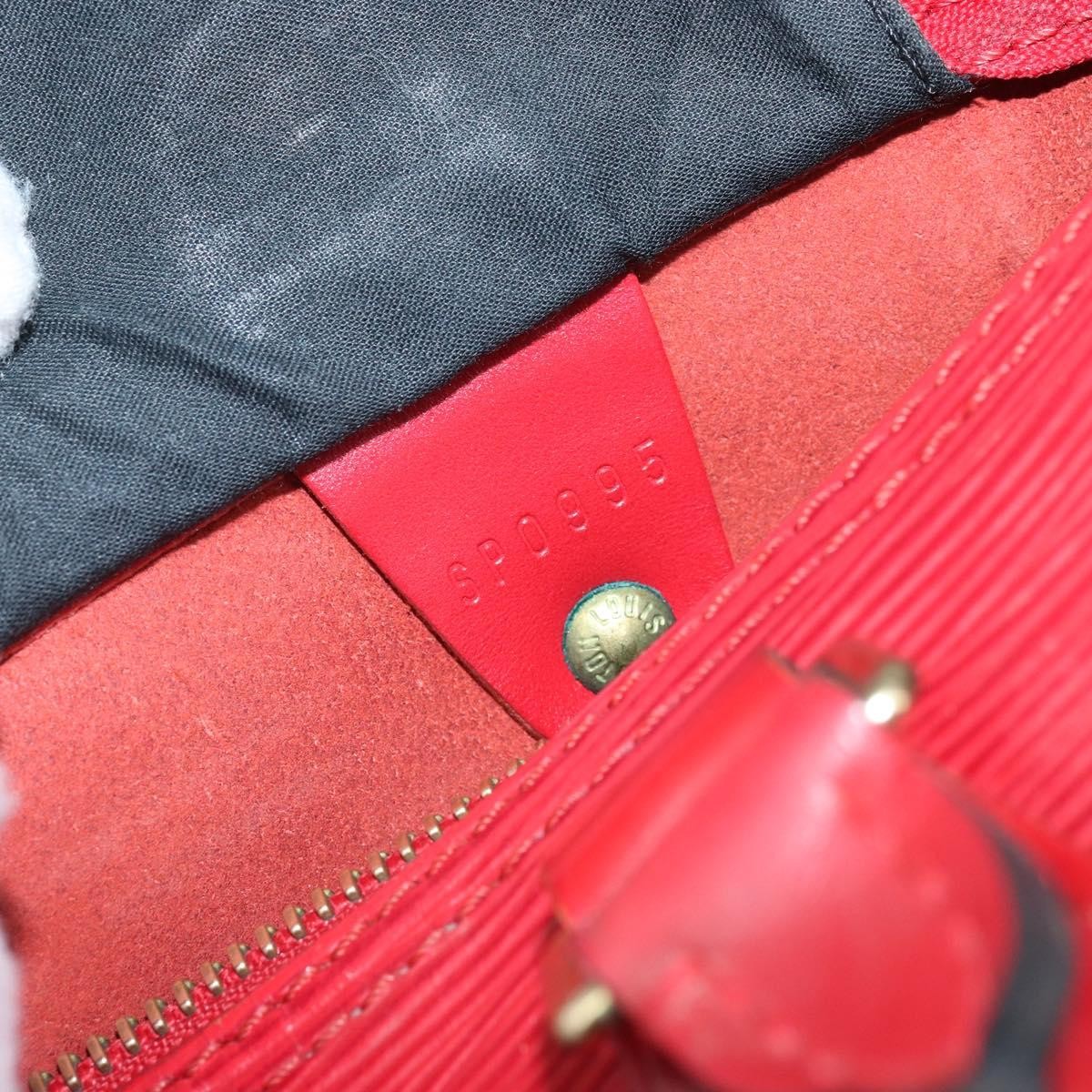 Louis Vuitton Speedy Handbag Epi Leather, RED, LEATHER, Handbag