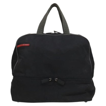 Prada Vintage Boston Bag Nylon, BLACK, NYLON, Travel bag