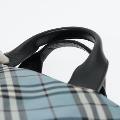 Burberry Nova Check Tote Nylon, BLUE, NYLON, Tote bag