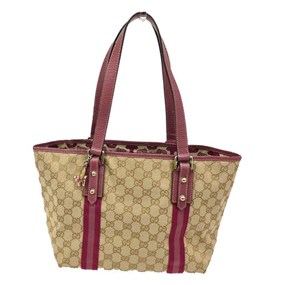 Gucci Jolicoeur Tote GG Canvas, BEIGE, CANVAS, Tote bag