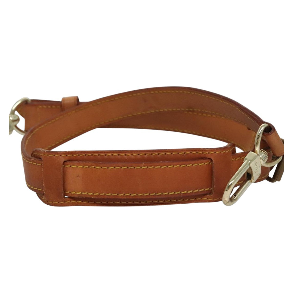 Louis Vuitton Adjustable Shoulder Strap Vachetta Leather, BEIGE, LEATHER, Straps