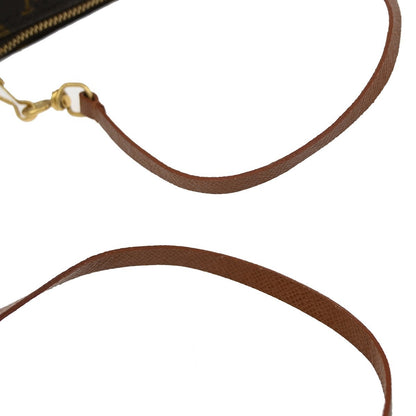 Louis Vuitton Papillon Pochette Monogram Canvas, BROWN, CANVAS, Clutche & pouche
