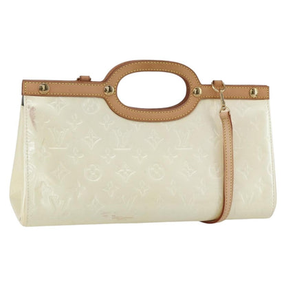 Louis Vuitton Roxbury Drive Handbag Monogram Vernis, BEIGE, PATENT_LEATHER, Handbag