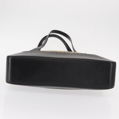 Burberry Nova check Shoulder bag Canvas, BEIGE, CANVAS, Shoulder bag