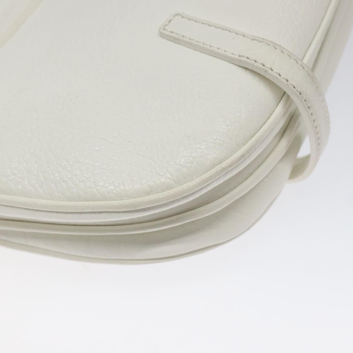 Salvatore Ferragamo Shoulder Bag Leather, WHITE, LEATHER, Shoulder bag