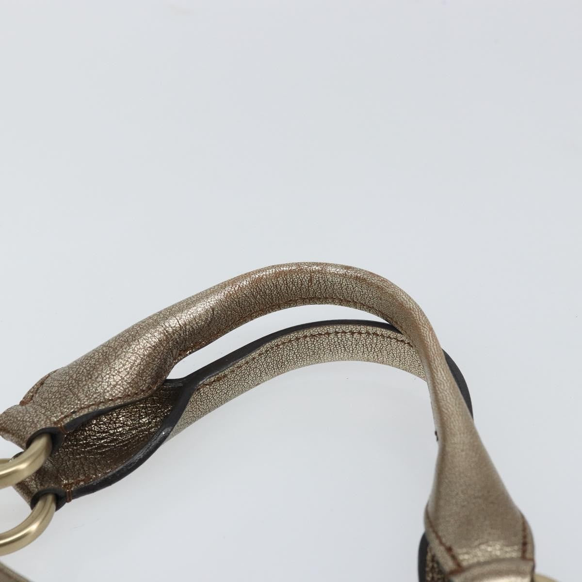 cartier Marcello Handbag Leather, GOLD, LEATHER, Tote bag