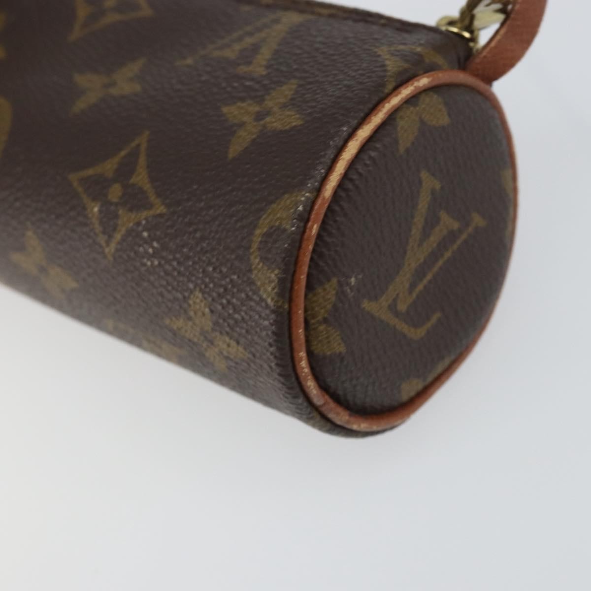 Louis Vuitton Papillon Pochette Monogram Canvas, BROWN, CANVAS, Clutche & pouche