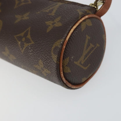 Louis Vuitton Papillon Pochette Monogram Canvas, BROWN, CANVAS, Clutche & pouche