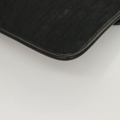 Christian Dior Vintage Trotter Pouch Diorissimo Canvas, BLACK, CANVAS, Clutche & pouche