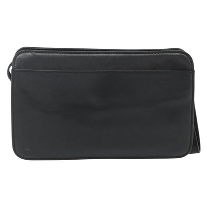 Celine Clutch Bag Leather, Black, Leather, Clutch