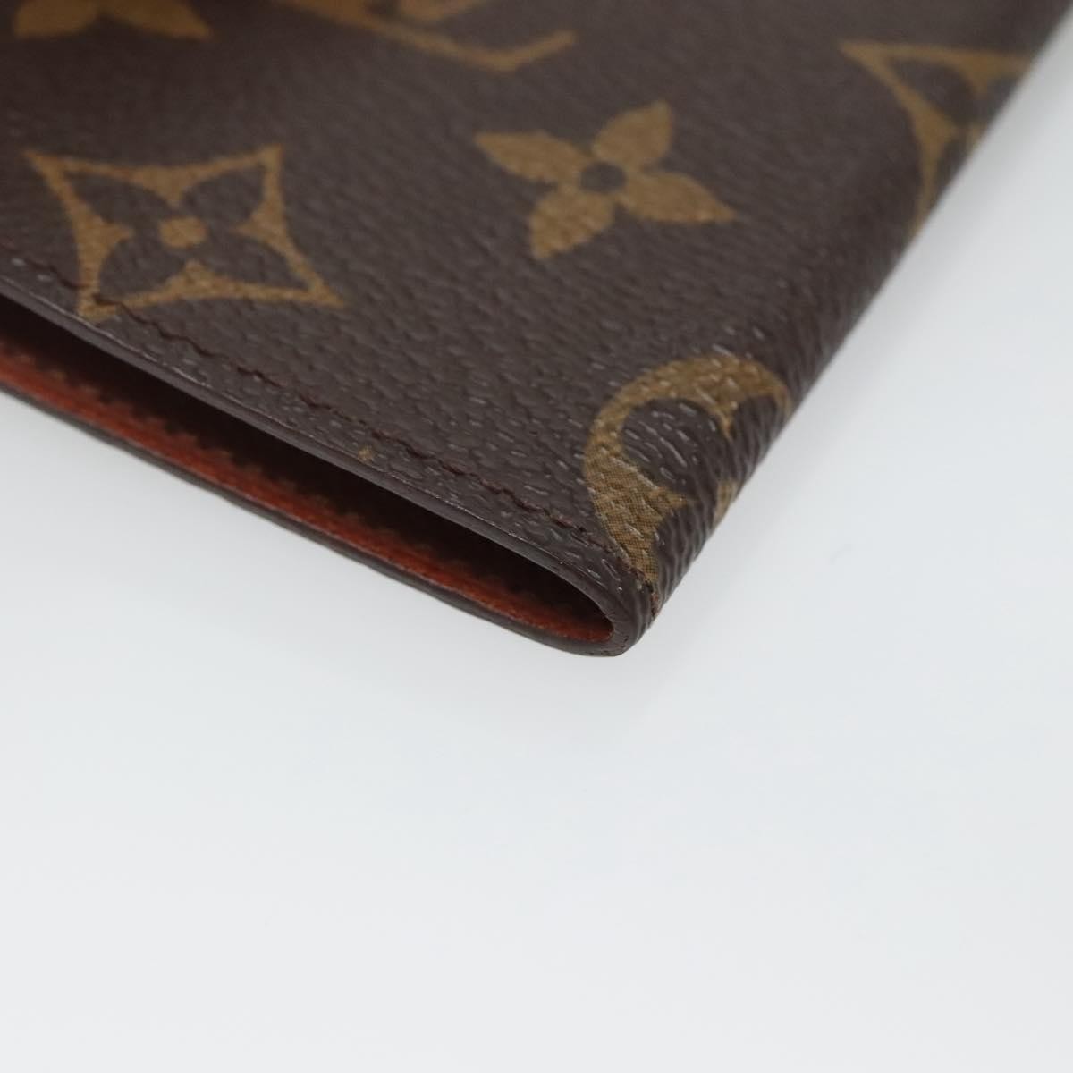 Louis Vuitton Porte Cartes Pression Card Case Monogram Canvas, BROWN, CANVAS, Card Holders