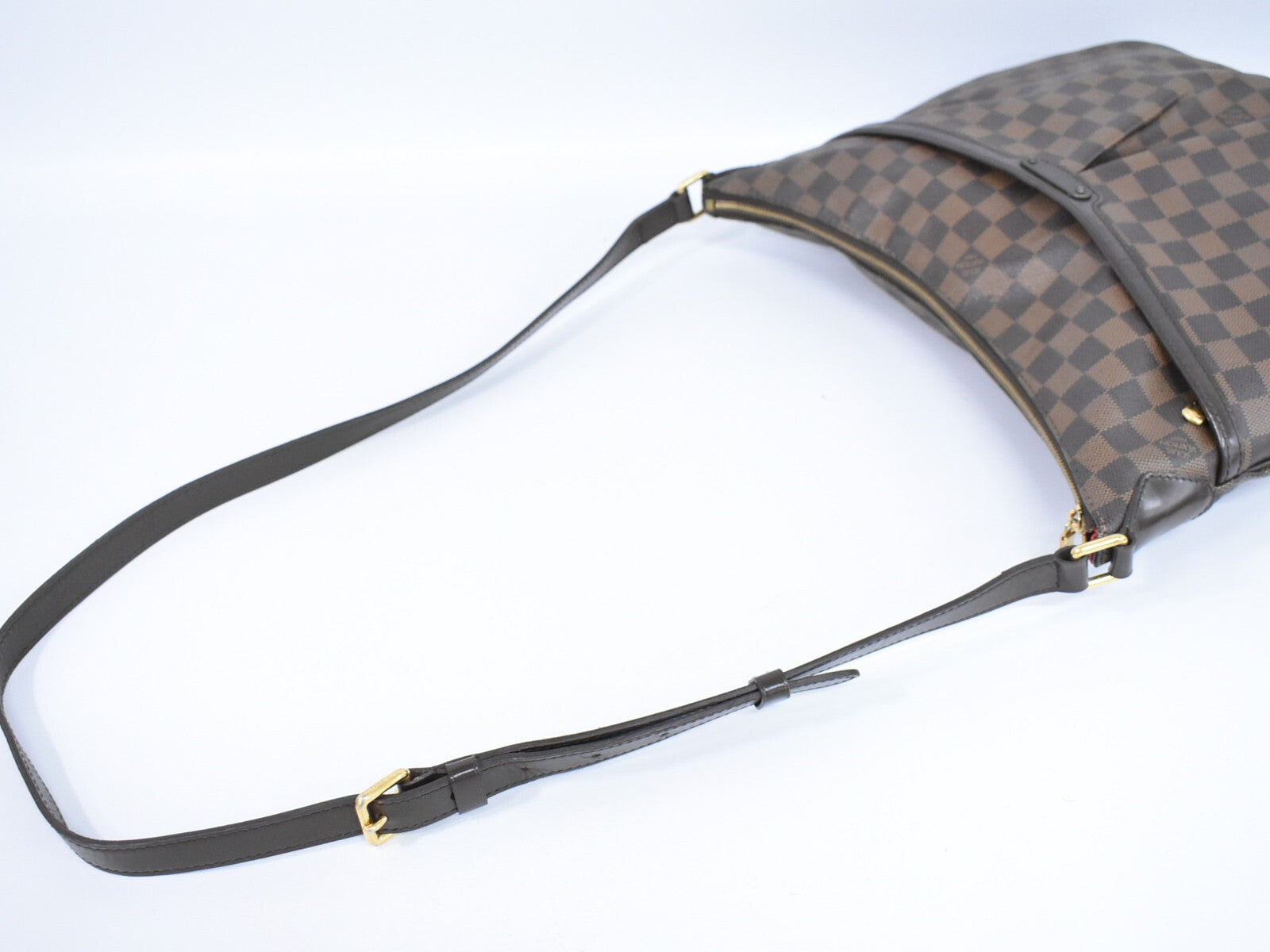 Louis Vuitton Bloomsbury Handbag Damier, BROWN, CANVAS, Shoulder bag