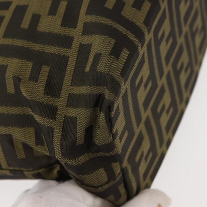 Fendi Zucca Tote bag FF motif, BROWN, CANVAS, Tote bag