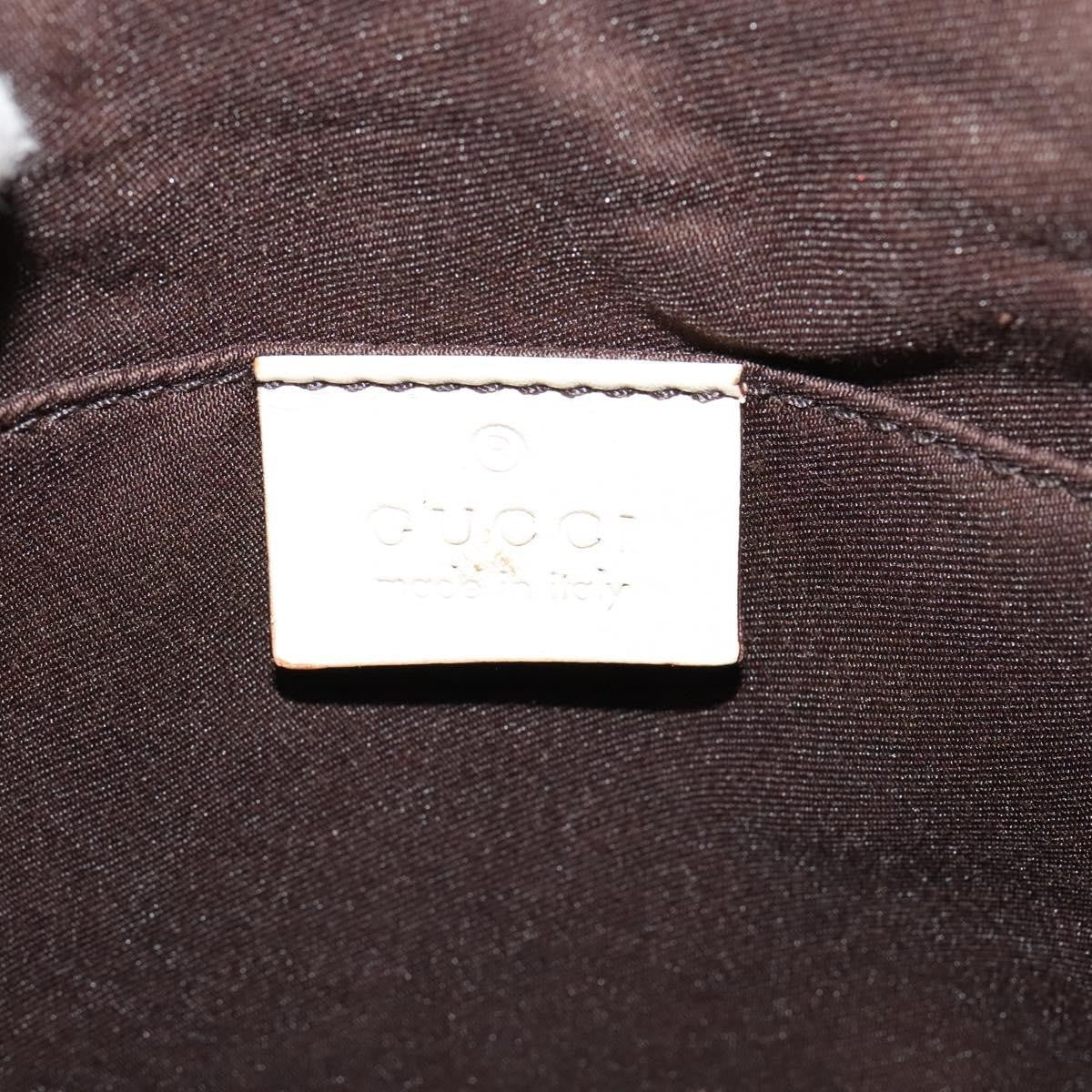 Gucci Zip Messenger Bag GG Canvas with Perforated Leather, BEIGE, CANVAS, Crossbody bag