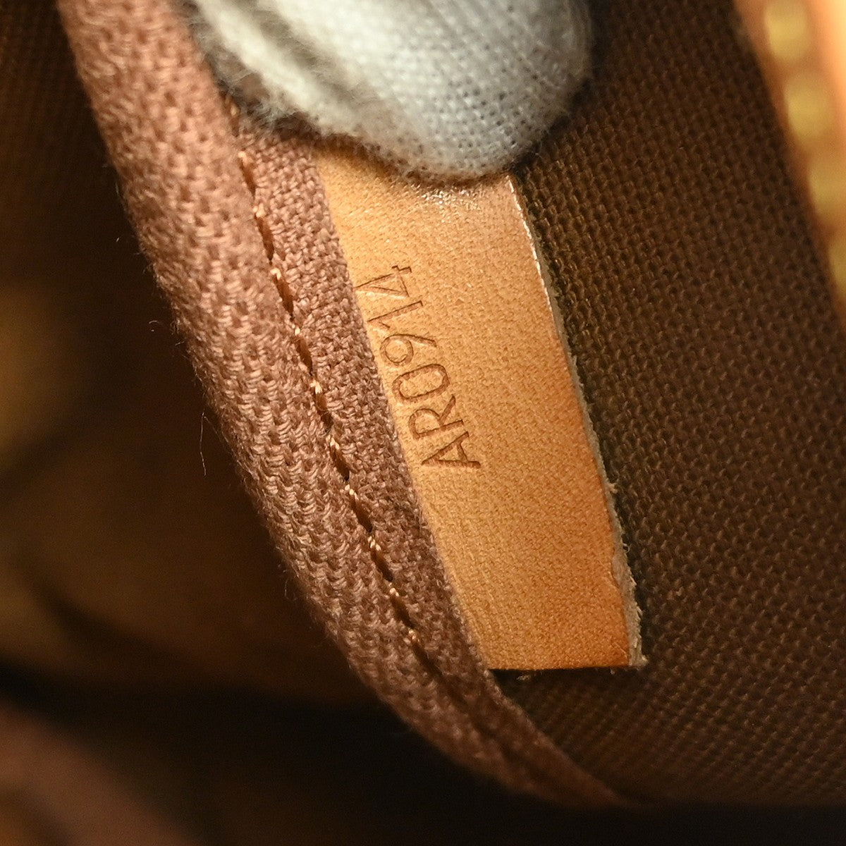 Louis Vuitton Saumur Handbag Monogram Canvas, BROWN, CANVAS, Shoulder bag