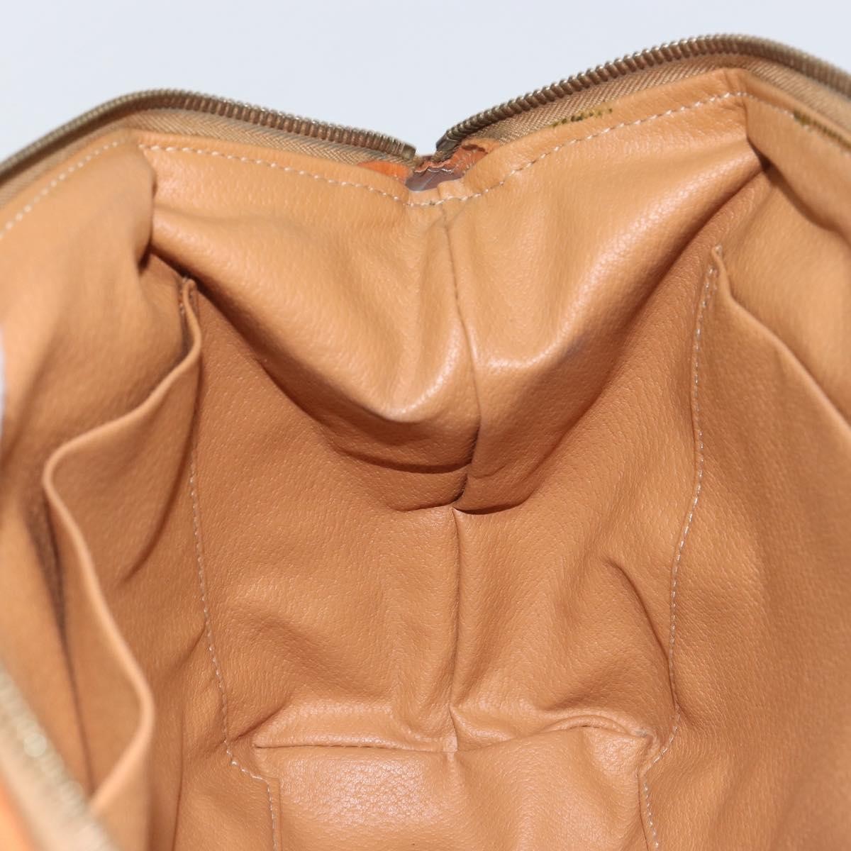 Celine C Macadam Pouch Canvas, BROWN, PVC, Clutche & pouche