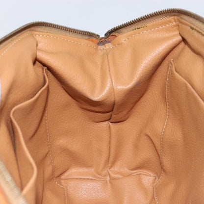 Celine C Macadam Pouch Canvas, BROWN, PVC, Clutche & pouche