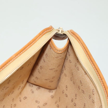 Christian Dior Vintage Zip Pochette Canvas and leather, BLACK, PVC, Clutche & pouche