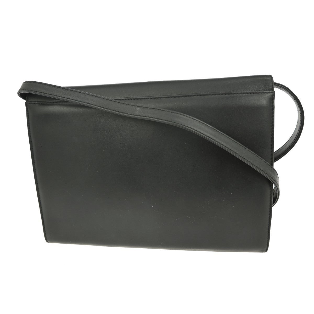 Gucci Vintage Shoulder Bag Leather, BLACK, LEATHER, Shoulder bag