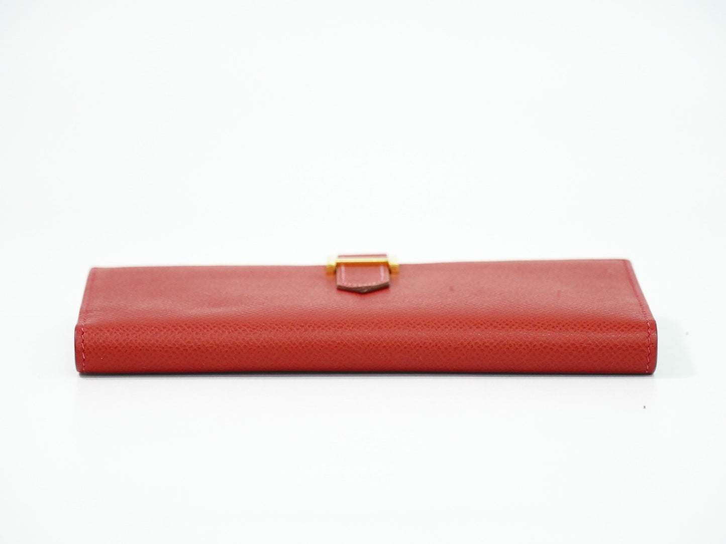 Hermes Bearn Wallet Epsom, RED, LEATHER, Wallets
